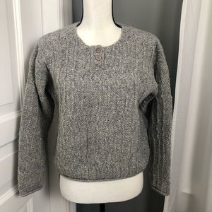 Limited Crew Neck Oversized Gray Sweater  Sz XS